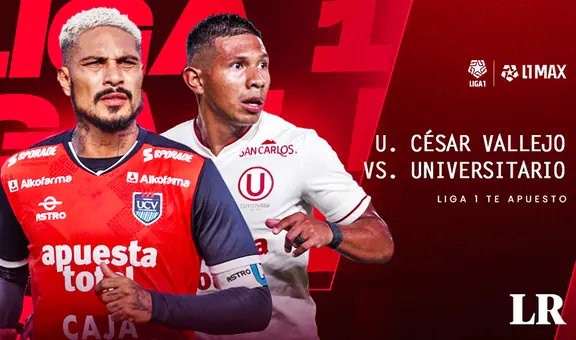 Con Paolo Guerrero: canal para ver partido César Vallejo vs. Universitario EN VIVO por la Liga 1