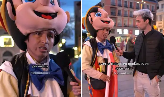 Peruano que trabaja en España revela su historia de vida: “Todo para mi hija, para mí nada”