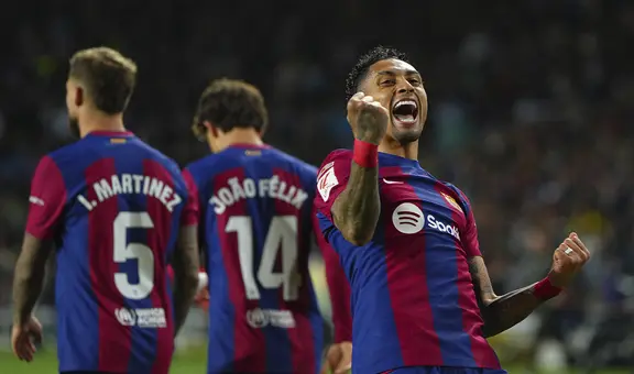 Con gol de Raphinha, FC Barcelona venció 1-0 a Las Palmas por LaLiga de España