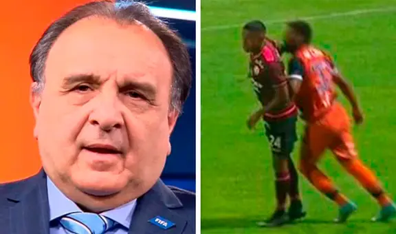 Exárbitro FIFA y su llamativa opinión sobre codazo de Polo: "Es un contacto de intensidad baja"