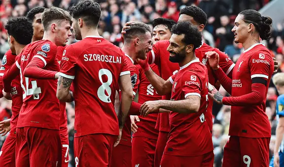 Liverpool le remontó al Brighton y se mantiene como líder de la Premier League