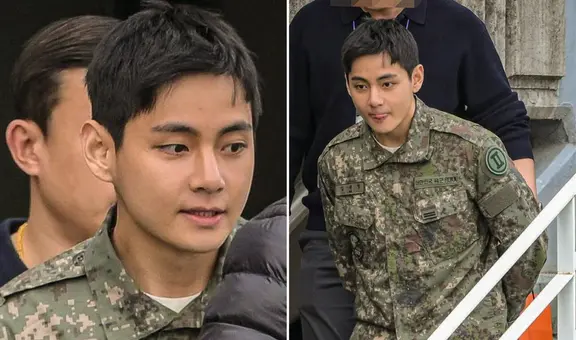 Taehyung de BTS luce radical cambio físico tras su ingreso en el servicio militar en Corea