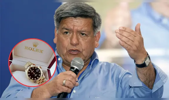 César Acuña niega haber regalado relojes Rolex a Dina Boluarte
