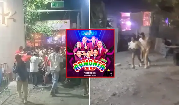 Chiclayo: delincuentes lanzan gas pimienta para robar S/70.000 en concierto de Armonía 10