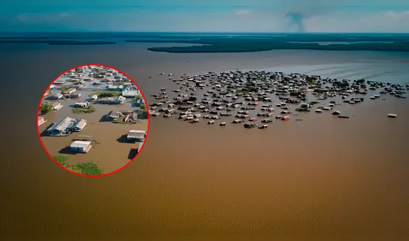 El único pueblo que vive en medio del agua está en Sudamérica: tiene electricidad, pero no agua potable