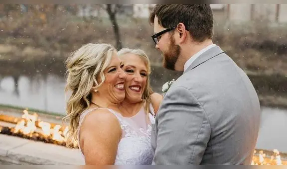 La gemela siamesa Abby Hensel se casa con veterano de Estados Unidos: fue una boda secreta