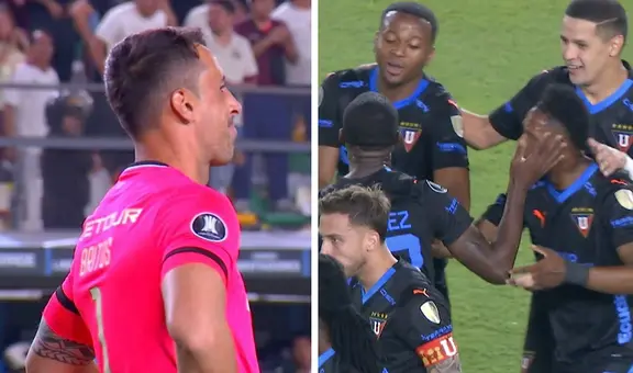 VAR anuló gol de Universitario y LDU marcó el 1-0 en la siguiente jugada