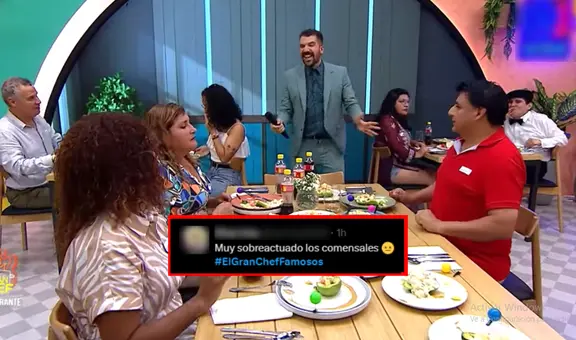 Usuarios inconformes con los comensales de 'El gran chef: el restaurante': "Muy sobreactuado"