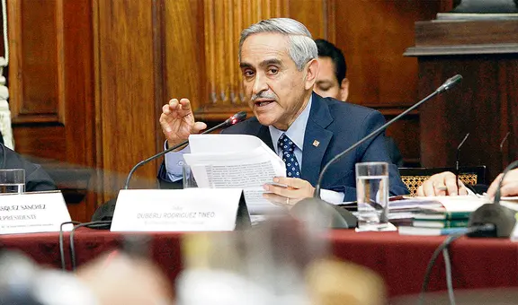 Expresidente del Poder Judicial Duberlí Rodríguez se defendió ante la SAC