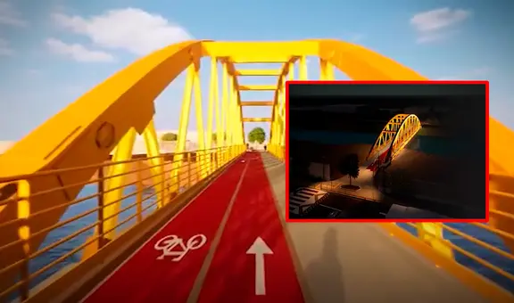 Así lucirá el nuevo puente peatonal que conectará a SAN JUAN DE LURIGANCHO con EL AGUSTINO