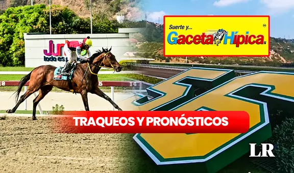 Traqueos y pronósticos 5y6 La Rinconada, domingo 7 de abril: datos de Gaceta Hípica, Fusión Hípica y Línea Brava