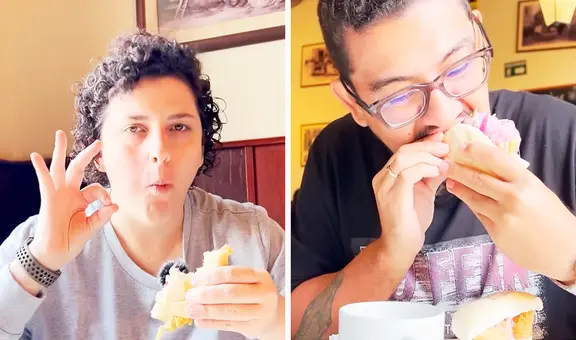Youtuber se sorprende al probar pan con leche de tigre y les dicen: “Falta el pollo a la brasa acevichado”