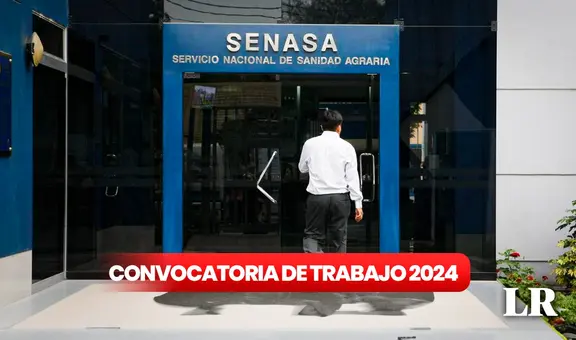 ¡Trabaja en Lima, Arequipa, Loreto y más! Senasa ofrece 98 empleos con sueldos desde S/2.314