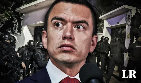 Daniel Noboa apoyó operativo policial en la Embajada de México: "Ningún delincuente quedará en la impunidad"