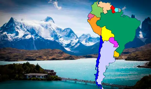 El país más largo del mundo está en Sudamérica: superó a Brasil y Rusia por miles de kilómetros