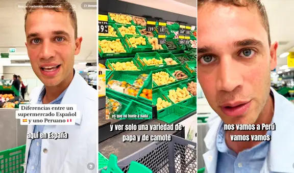 Español extraña ir a mercados de Perú: “Aquí hay una sola variedad de papa y la fruta no huele a nada”