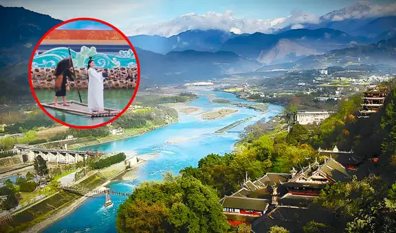 El sistema de irrigación de China que es una proeza de la ingeniería: funciona desde hace más de 2.000 años