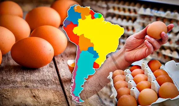 Conoce el país que consume más huevo en Sudamérica y es quinto en el mundo