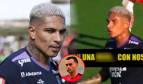 Revelan insultos de Paolo Guerrero a árbitro Augusto Menéndez: "Son una mi***, sácame la roja"