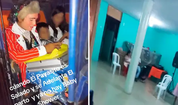 Payaso va a animar baby shower, no encuentra a nadie en casa y le dicen: “Se adelantó el parto”