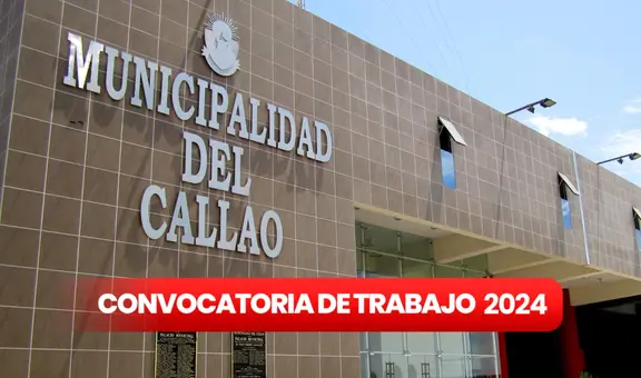¡Trabaja en el Callao! Municipio ofrece empleos si tienes secundaria completa con sueldos de hasta S/4.500