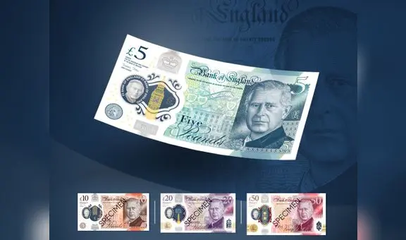El primer billete con la imagen del rey Carlos lll: ¿cuánto valdrá y desde cuándo circularán?