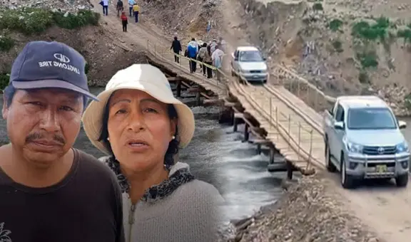 Esposos sorprenden al construir puente en Huancayo en 30 días: hicieron obra por colapso de puente Cunas
