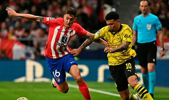 ¡Llave abierta! Atlético Madrid sufrió para ganar 2-1 a Borussia Dortmund por los cuartos de la Champions