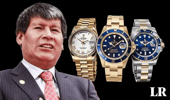 Wilfredo Oscorima: estos son los 3 relojes Rolex que gobernador prestó a Dina Boluarte