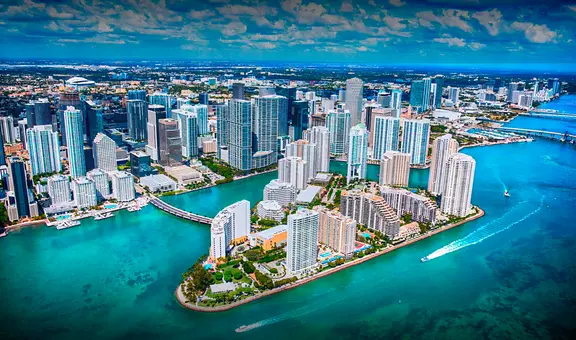 Descubre qué ciudades de los Estados Unidos quedarían bajo el mar en el 2100