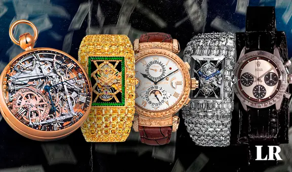 Los increíbles 5 relojes más caros del mundo: los exclusivos Rolex no figuran en el primer lugar