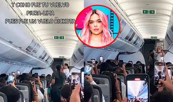 ¡De Piura a Lima al ritmo de Karol G! Pasajeros transforman vuelo en concierto 'Bichota'