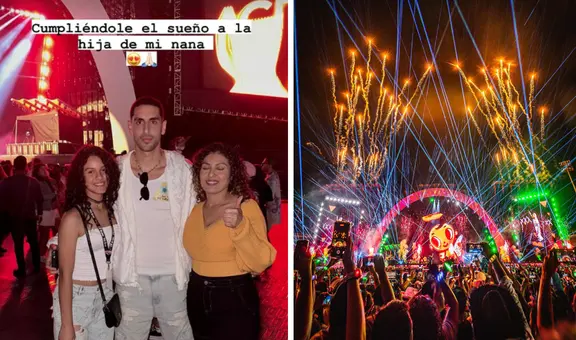 Pablo Sabbag, jugador de Alianza Lima, cumple sueño a hija de su nana y la llevó a concierto de Karol G
