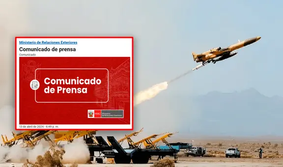 Cancillería del Perú pide a connacionales en Israel mantenerse en alerta por ataques de Irán