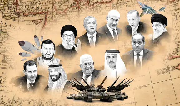 Guerra entre Irán e Israel: líderes del Medio Oriente que podrían verse involucrados