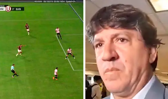 Ferrari y su duro mensaje tras polémico arbitraje en victoria de Universitario: "Es inconcebible"