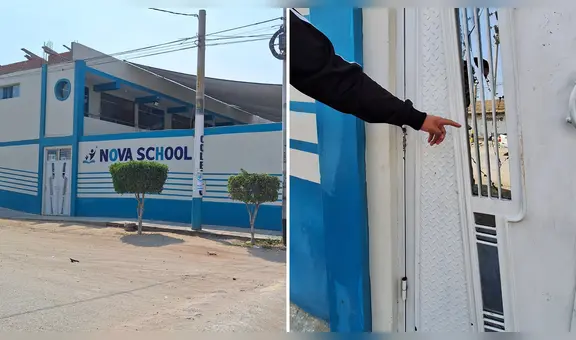 Trujillo: delincuentes detonan explosivo en colegio Nova School y exigen pago de S/80.000
