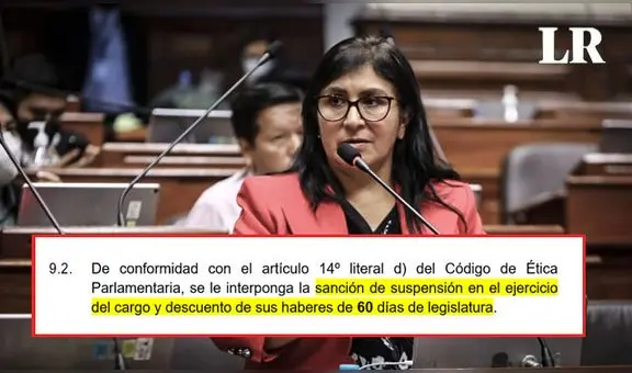 Mochasueldos: Plantean suspensión de Katy Ugarte por recorte salarial