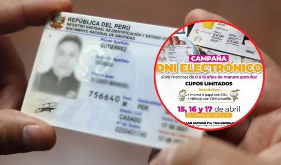 Reniec brinda DNI Electrónico gratuito: ¿en qué distrito y desde cuándo?