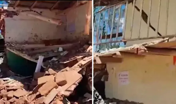 Colegio de Piura se derrumba y 150 alumnos se quedan sin estudiar: padres piden aulas prefabricadas