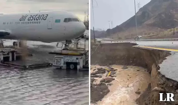 Inundaciones en el aeropuerto de Dubái, el segundo más transitado del mundo, tras fuertes lluvias