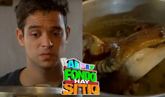 'Al fondo hay sitio': Cristóbal se toma olla de caldo de cabeza en Recuay por el amor de July