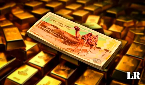 El PRIMER billete de oro emitido en Dubái: es de 24 quilates y tendrá un número de serie único