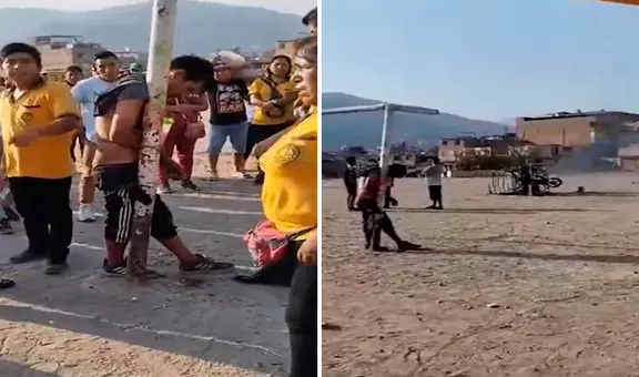 San Juan de Lurigancho: vecinos capturan a ladrón y queman mototaxi con el cual intentaba escapar