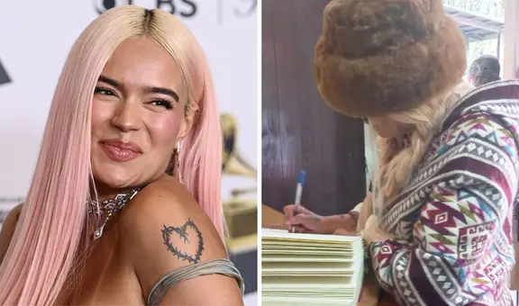 Karol G cometió error ortográfico tras conocer Machu Picchu, y fans la defienden: “Así se escribe en Colombia”