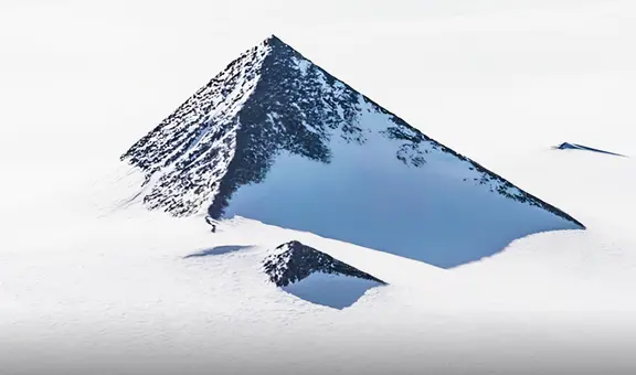 Descubre cómo son las 'pirámides' de la Antártida, lugar más frío de la Tierra, y su parecido con las de Egipto