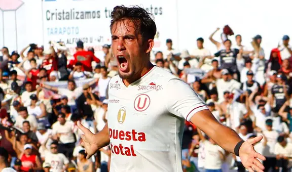 Universitario venció 2-1 a Unión Comercio con doblete de Martín Pérez Guedes por el Apertura