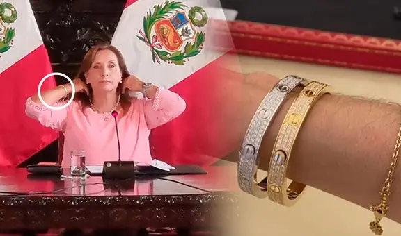 Especialista confirma que pulsera Cartier de Dina Boluarte cuesta más de 50.000 euros
