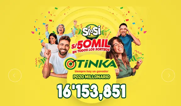 Lotería Tinka EN VIVO: números GANADORES HOY, 21 de abril, vía Intralot