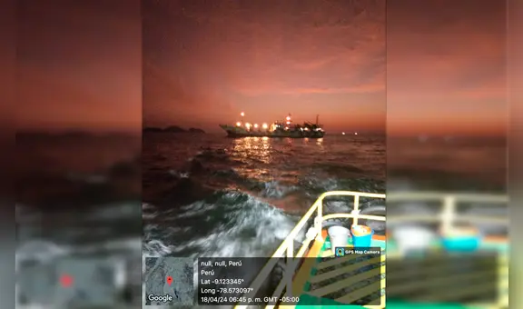 Reportan nuevo ingreso irregular de barco chino en el litoral peruano